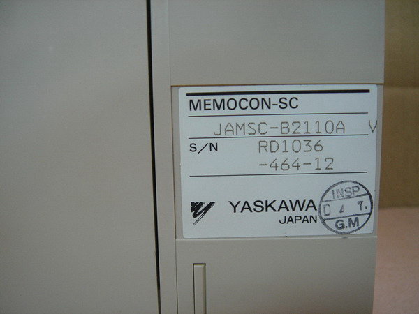 YASKAWA JAMSC-B2110A - PLC DCS SERVO Control MOTOR POWER SUPPLY IPC ROBOT